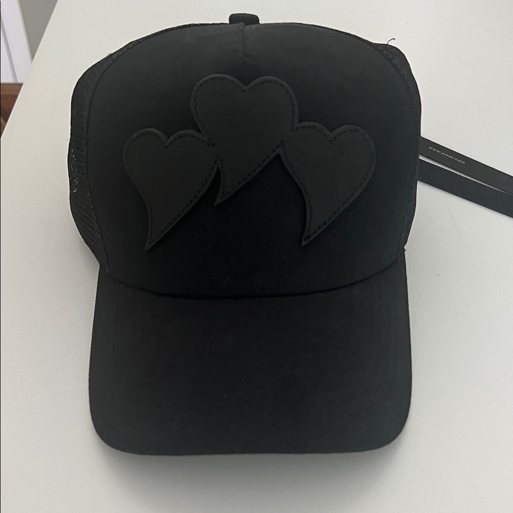 AMIRI Black Heart Patch Hat
